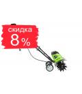 Електрокультиватор Greenworks GTL9526